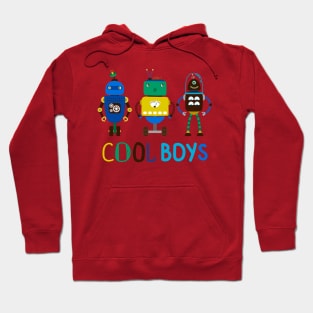 Robots Cool Boys Hoodie